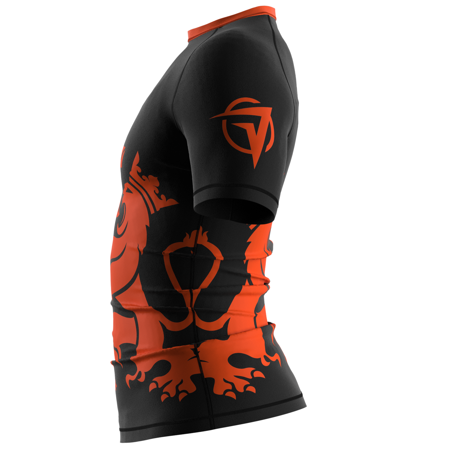 MMA rashguard met korte mouwen - DFC Dutch Lion