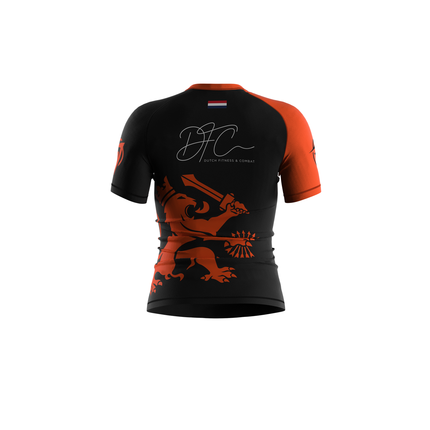 MMA rashguard met korte mouwen - DFC Dutch Lion